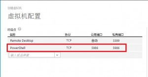 创建虚拟机,打开PowerShell端口
