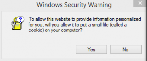 Windows Security Warning