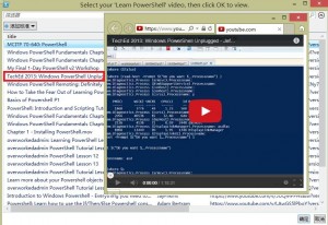 搜索和观看PowerShell视频