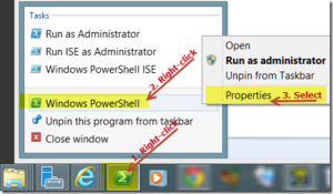 默认以管理员权限打开PowerShell