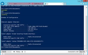 PowerShell Web Access 登陆成功