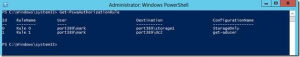 PowerShell Web Access 查看激活的授权规则