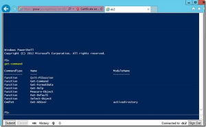 让PowerShell Web Access只支持某条命令