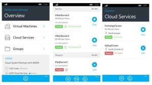 Windows Azure 手机管理器