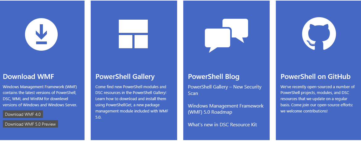 新版的PowerShell官方主页