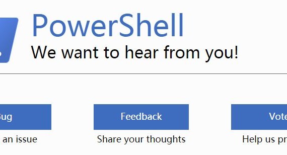 PowerShell反馈网站