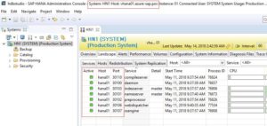 HANA Studio 查看HANA服务器状态
